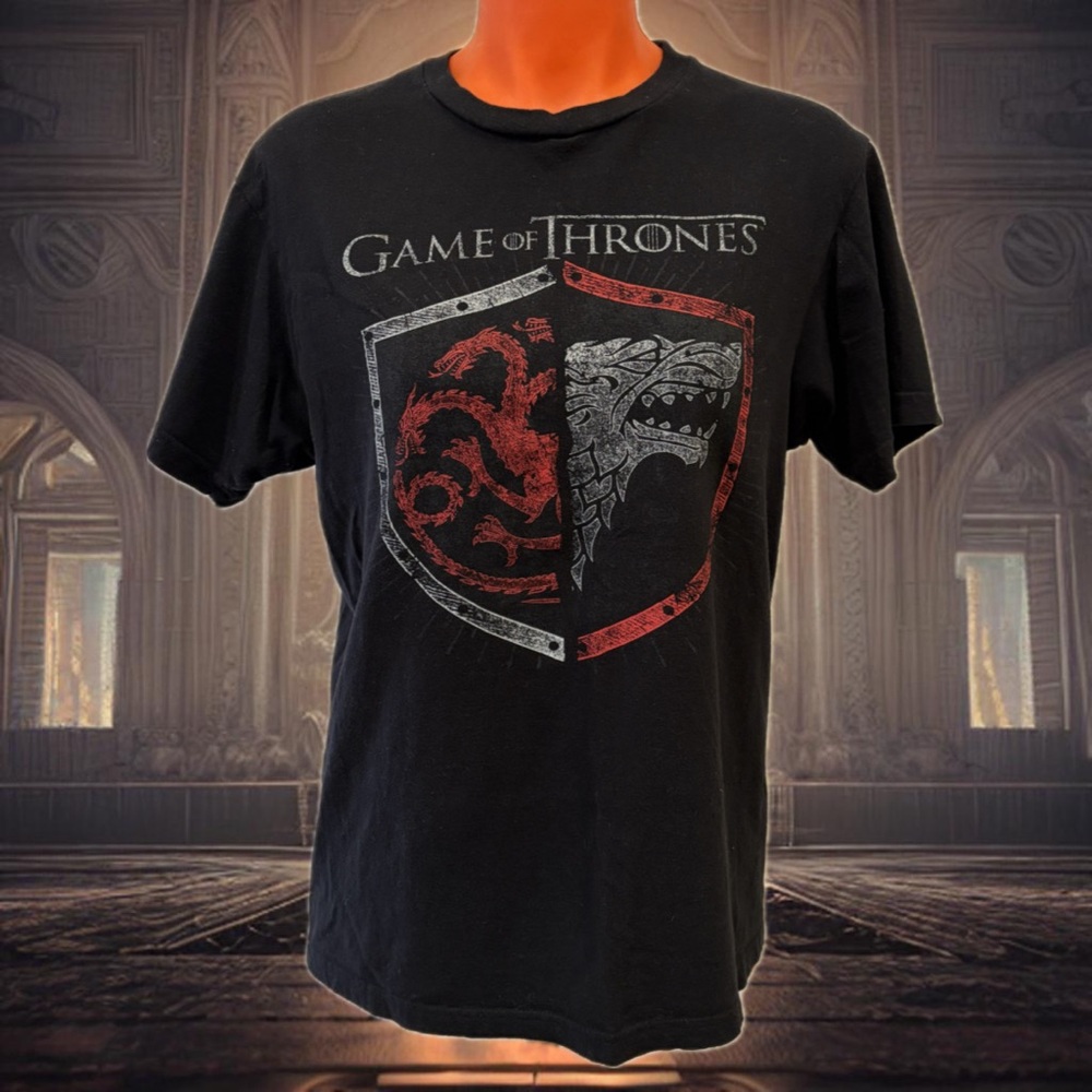 Game of Thrones Black Graphic T-Shirt